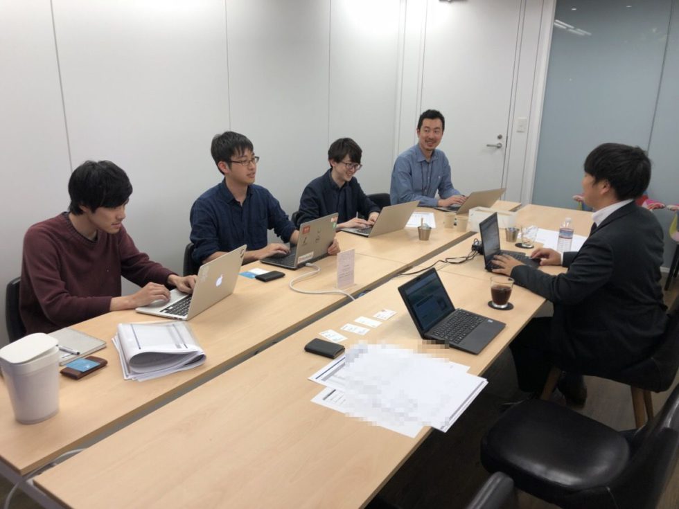 イエウールの運営会社:株式会社SPEEE社との打ち合わせの様子